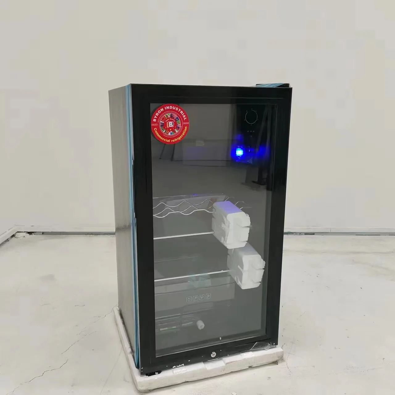 ガラスドアホテルミニバー冷蔵庫ファッションデザイン冷凍設備家庭用