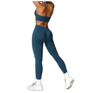 Women's Activewear Set Seamless 2 Piece Yoga Outfits Workout Fitness Clothes