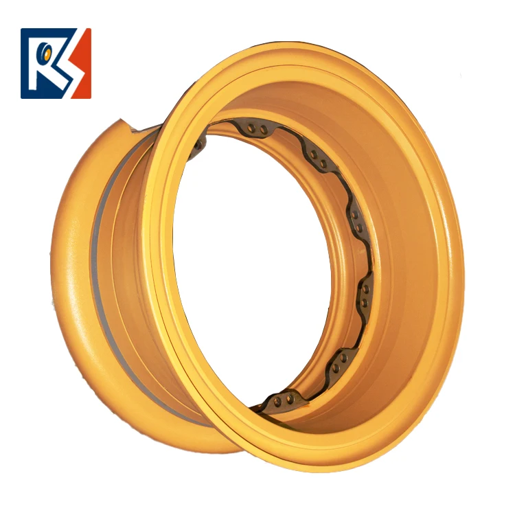 25 Inch Tubeless OTR Steel Wheel Rim for KOM Wheel Loader