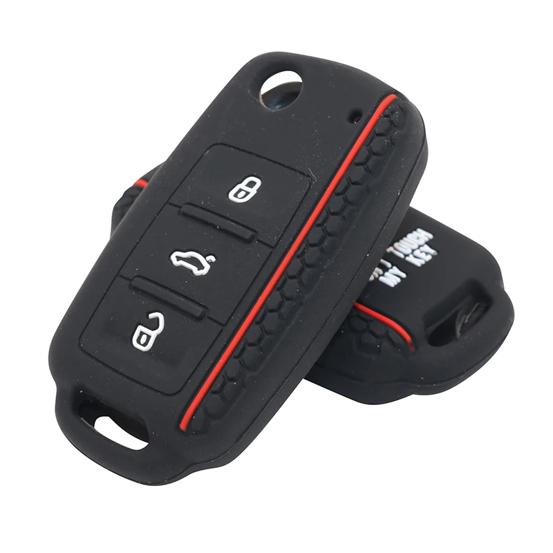 Funny Expression Personality Key Cover Car Silicone Key protection Cover Car Interior Accessories