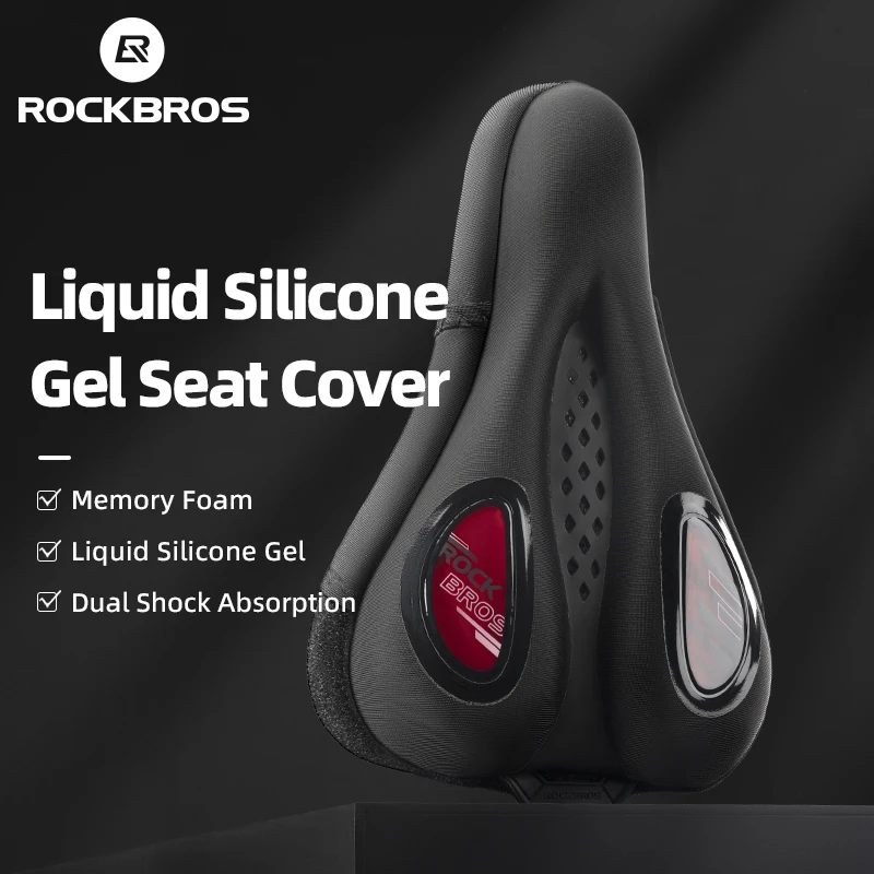 Silicone Gel Silicone Bike Seat ROCKBROS Bicycle Saddle Soft Seat