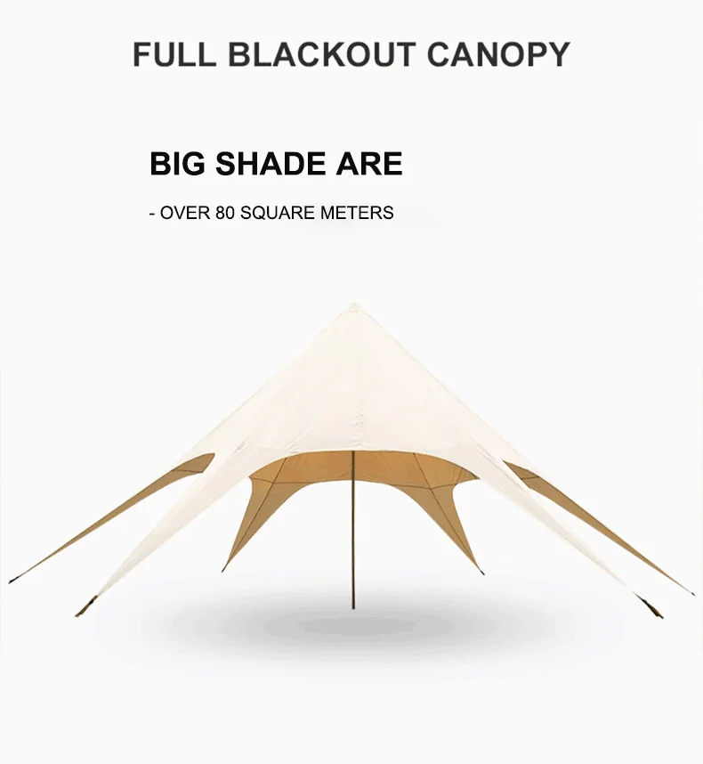 Big Glamping Octopus Tent Outdoor Party Camping Awning Tent For Events