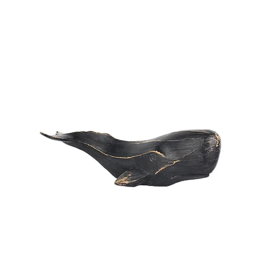 Wholesales resin whale sculpture ocaean desk top decor