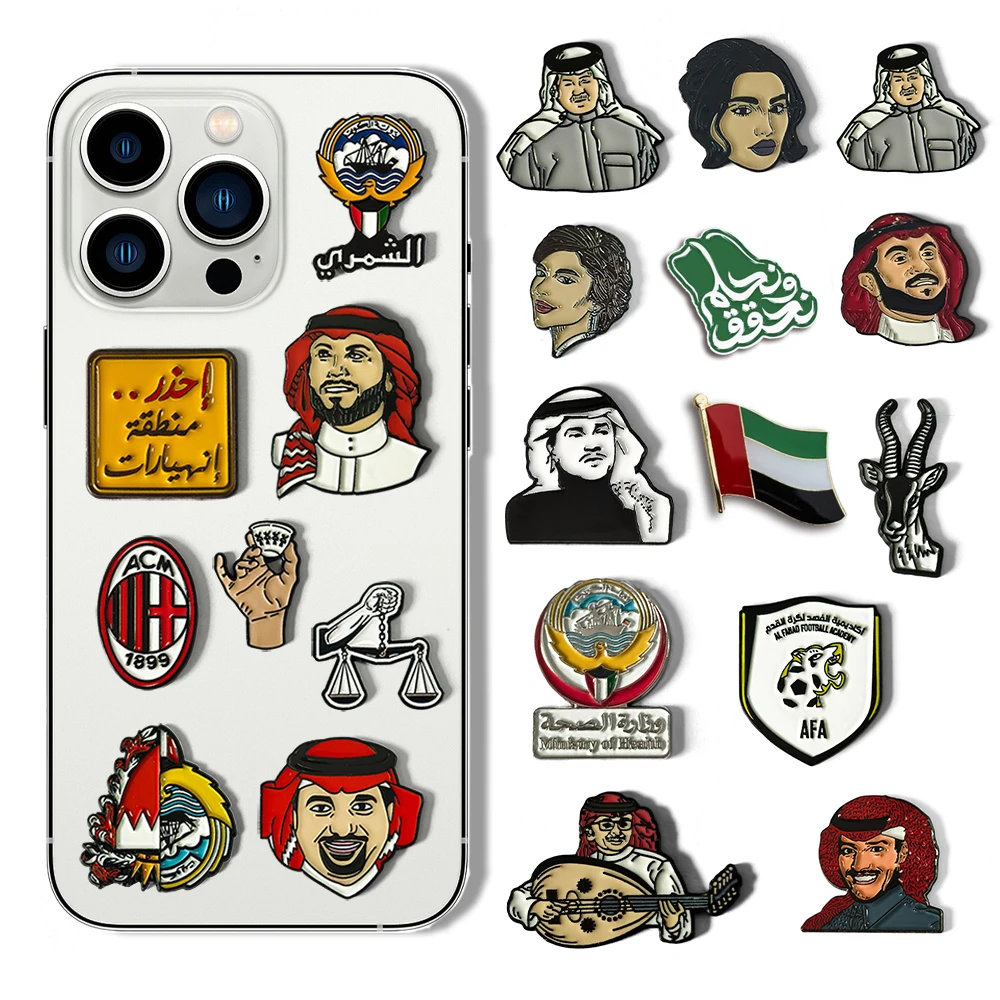 Factory Current Mold Saudi Arabia Adhesive Stickers Factory Anti Slip Mobile Phone Back Iron Stickers for Saudi Mobile Phones