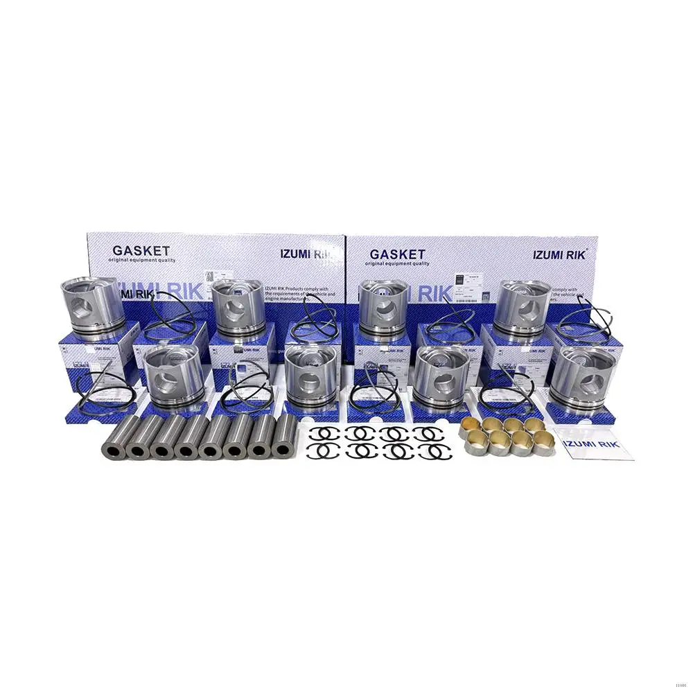 Industrial Engine Parts IZUMI RIK Piston & Piston Ring Set for Hino F17D