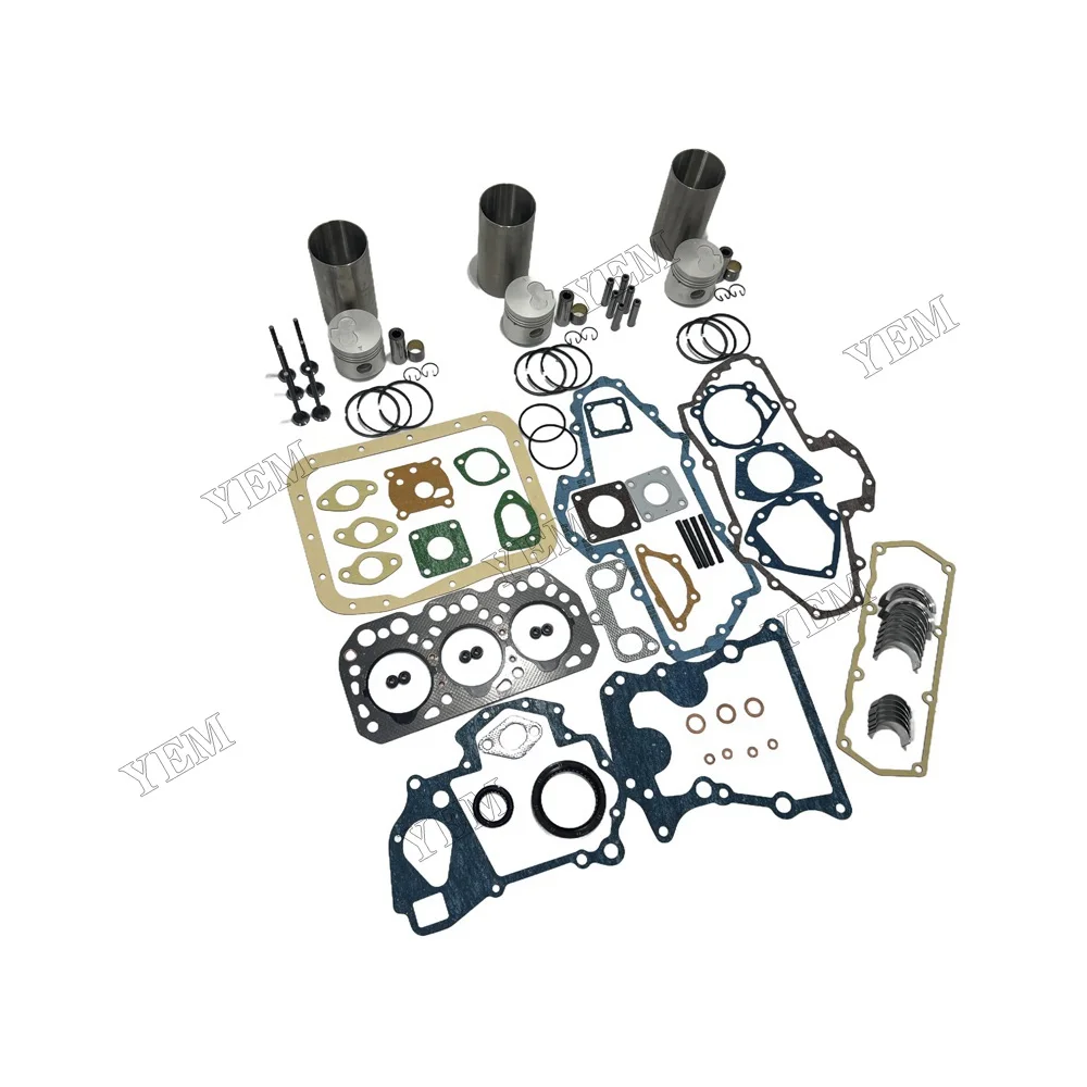 Overhaul Kit With Valves Fit for Mitsubishi K3H Engine 5