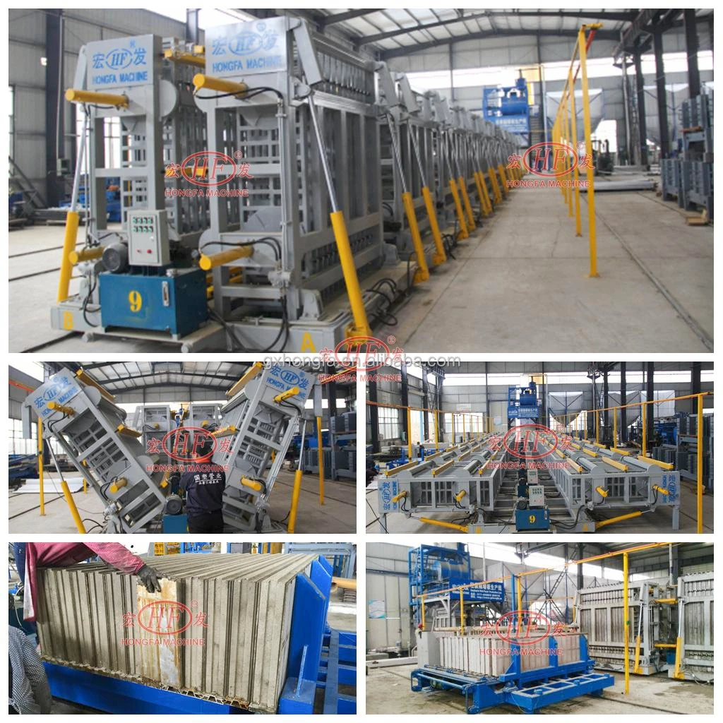 Precast Concrete Hollow Core Slab Production Line - Automatic Wall ...