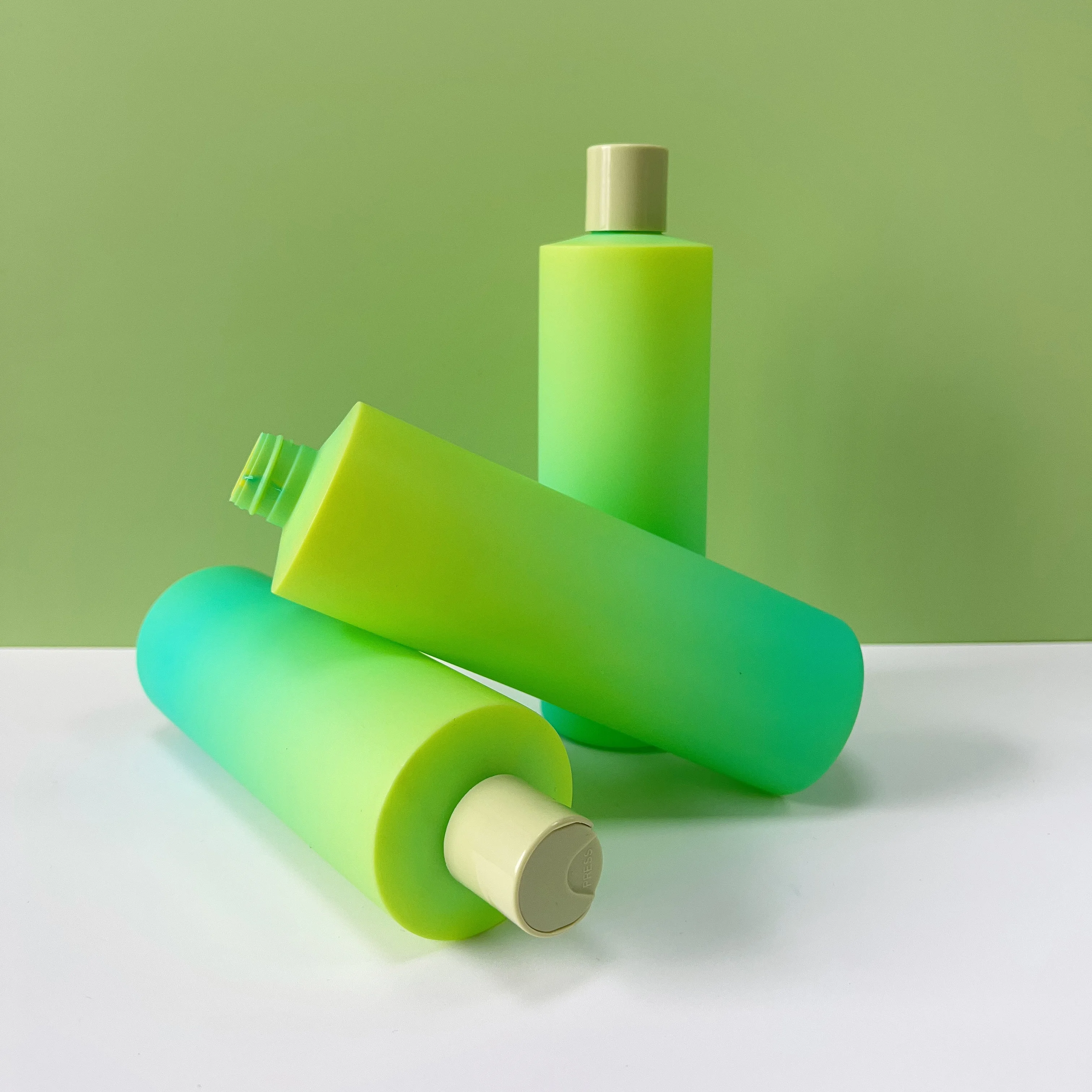 Deluxe HDPE 415ML High Material Color Bright and Colorful for Body Serum Shampoo Hair Skin Care Sho Plastic Body Wash Bottle