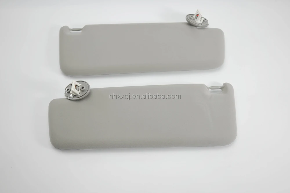 Left Driver & Right Passenger Side Sun Visor With Light For Toyota