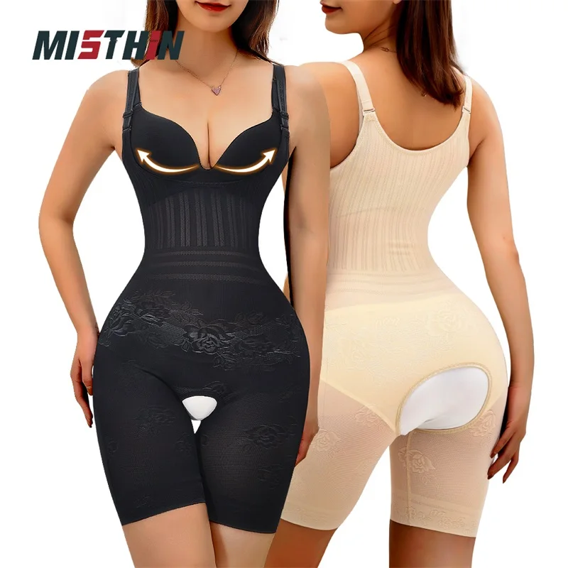 Women Shaper Amincissant Sport Girdle Tummy Waist Trainer Full Body Shapewear Under Bust Control Corset