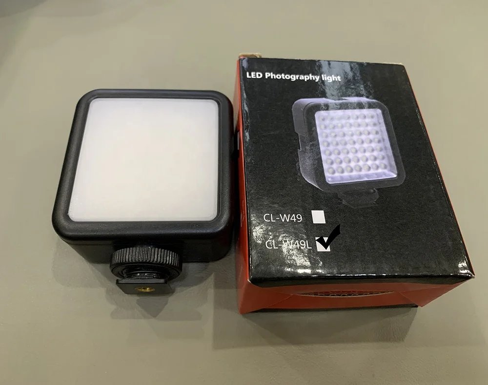 Junnx фотография светодиодное заполняющее освещение для съемки на камеру 5,5 W 800lm 6000K для DSLR Мини ночного фотографического заполняющий свет для цифровой зеркальной камеры Nikon Canon Sony