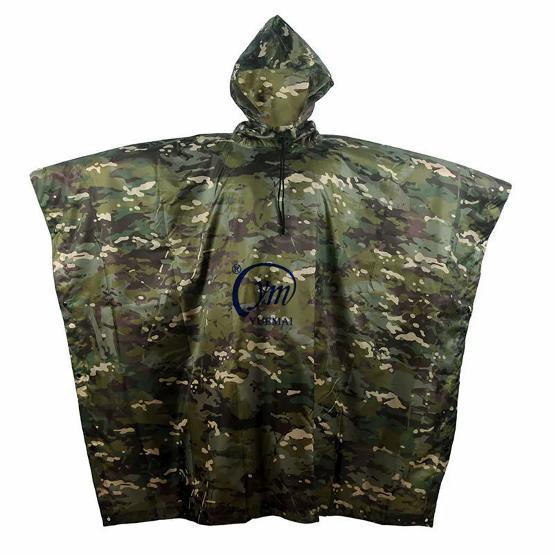 Военный дождевик, армейский Камуфляжный пончо, армейский дождевик, тактический дождевик, длинное пальто, армейский Камуфляжный пончо