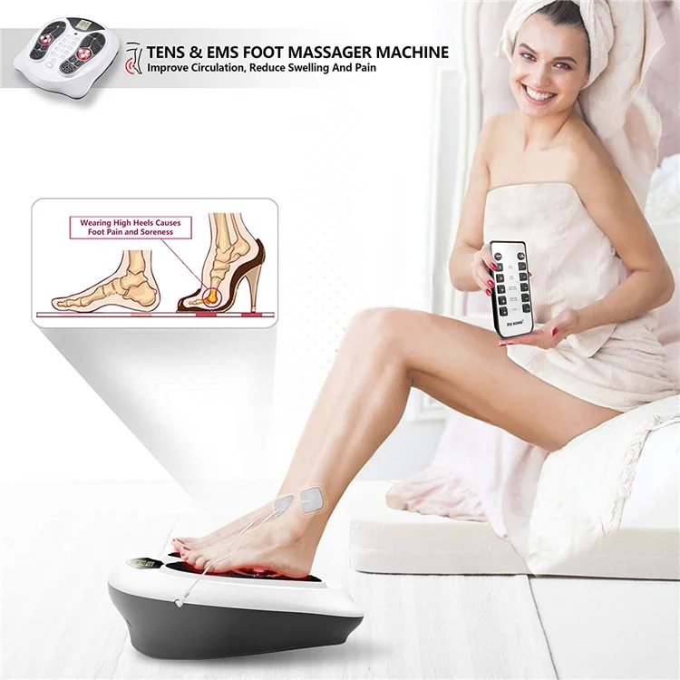 EMS Foot Massager and Electronic Stimulator with TENS Unit Pads for Leg  Swellen - Shenzhen Dongjilian Medical Tech