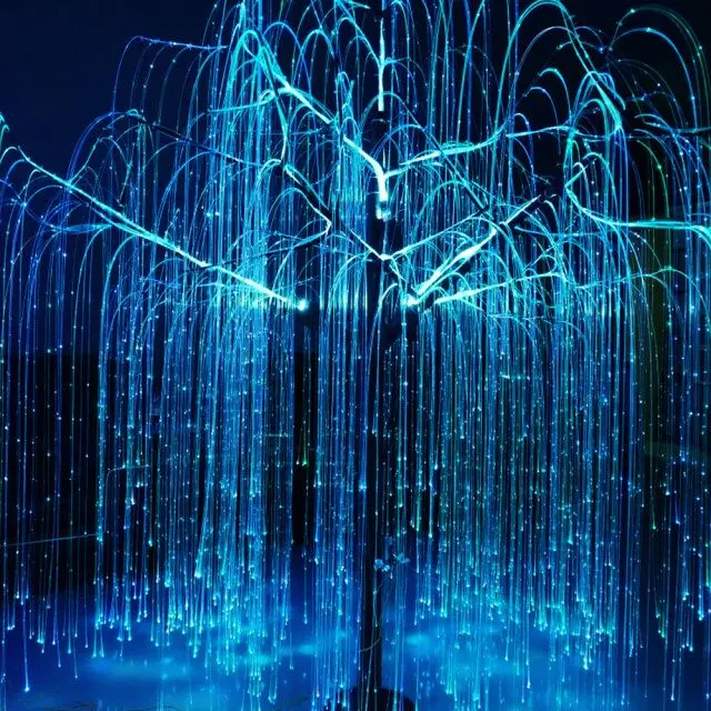 
led luminous 7 colors fiber optic twinkle star ceiling kits light DIY fiber optic Avatar tree sparkle light 