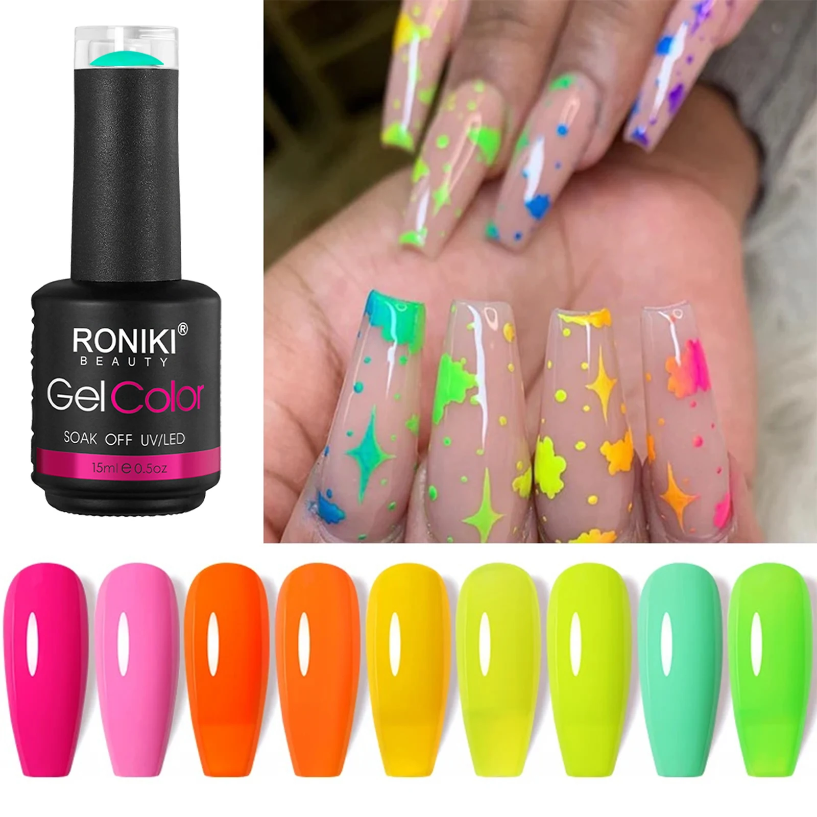 RONIKI Очень Хороший Стойкий лак для ногтей с собственной торговой маркой, разные цвета, без хемы, УФ-гель для ногтей, Создайте свой собственный бренд