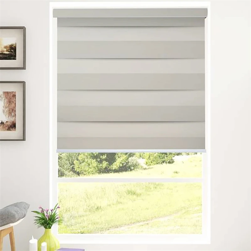 直接広州工場段ボール折りたたみ電気ゼブラローラーブラインド日焼け