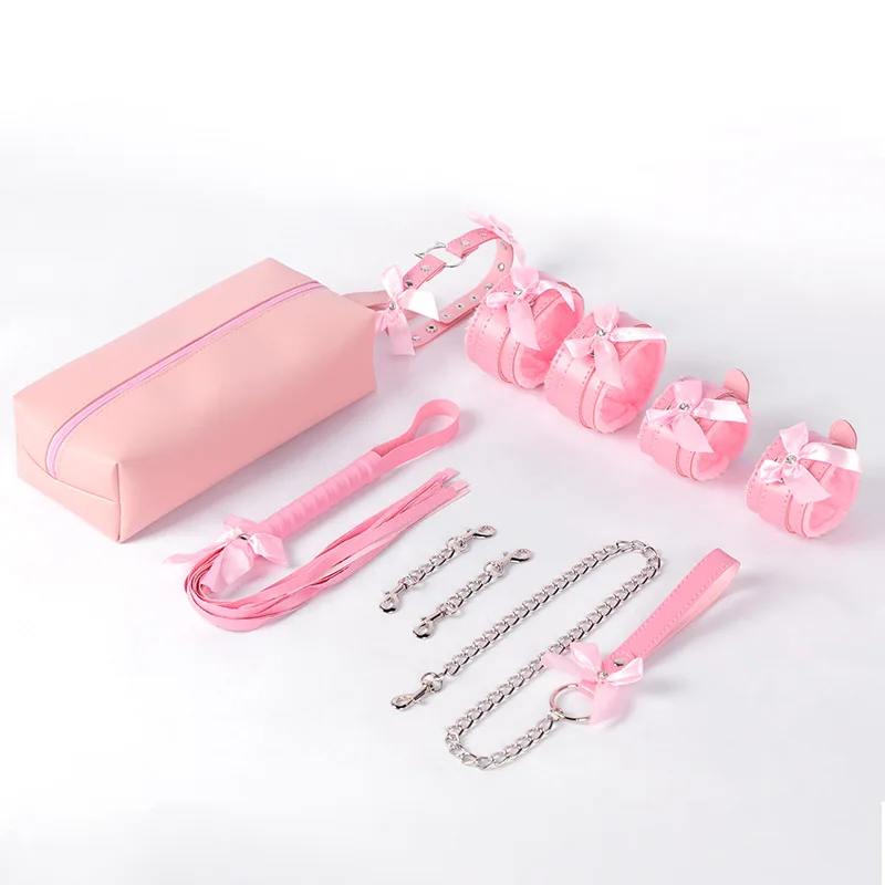 Sexy Leather BDSM Kits Plush Sex Bondage Set Handcuffs Sex Games Whip Gag Nipple Clamps Sex Toys for Couples Exotic Accessories Sexy Leather BDSM Kits Plush Sex Bondage Set Handcuffs Sex Games Whip Gag Nipple Clamps Sex Toys for Couples Exotic Accessories