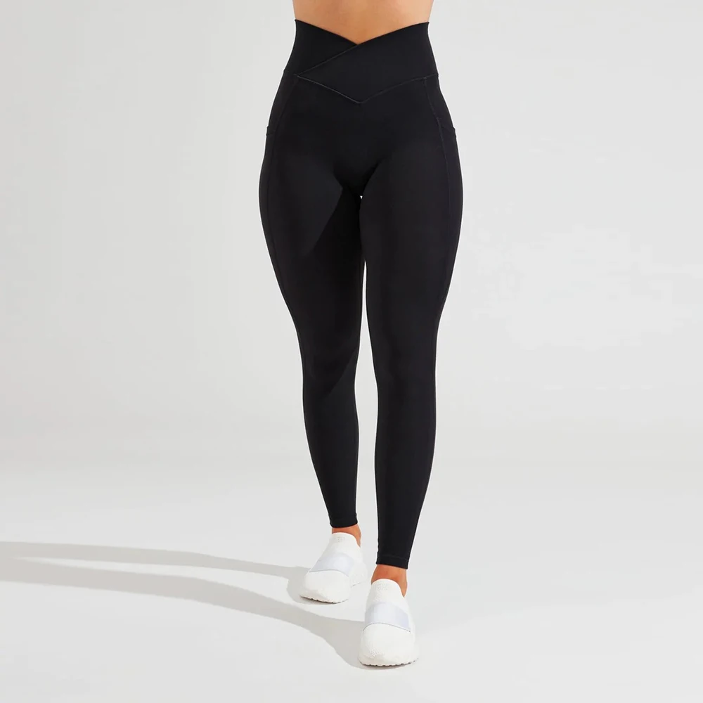 Fuyida Wholesale Women Workout Running High Waist Pants Yoga Pants