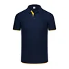 Navy blue with yellow