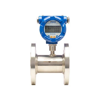 Double Phase Steel Dn100 Flow Meter Water Turbine Meter - Buy Turbine ...