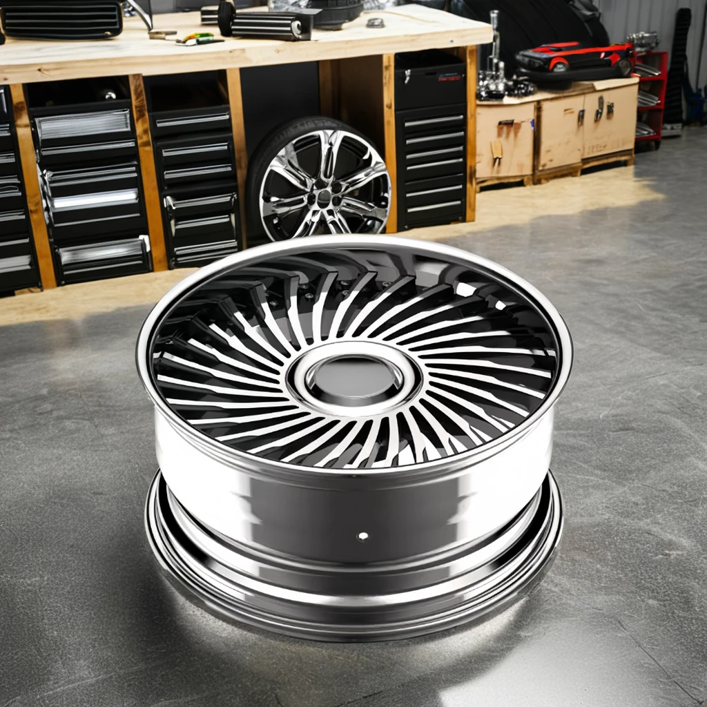 2024 Hot Sale 2 Piece Forged Brushed Polished 5x120 5x112 5x114.3 18 19 20 21 22 Inch Wheel for Racing Deep Concave Car Wheel - Image 6