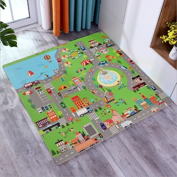 Fitness Children Playground Eva Printing Foam Puzzle Mat Eva Foam Floor Carpet Baby Play Mat