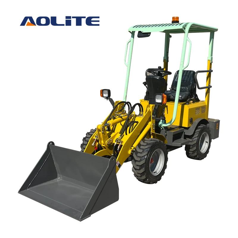 AOLITE E604 CE Efficient Cost Saving Wheel Loader 400KG New Energy High Efficiency Four Wheel Drive Electric Loader