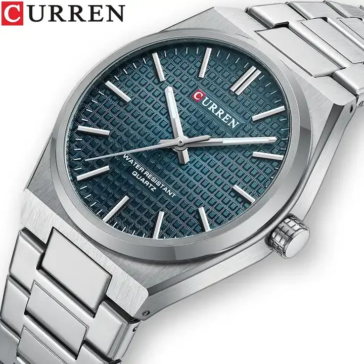 CURREN 8439 Luminous Hands Stainless Steel Band 3ATM Waterproof High  Quality Men's Quartz Watch