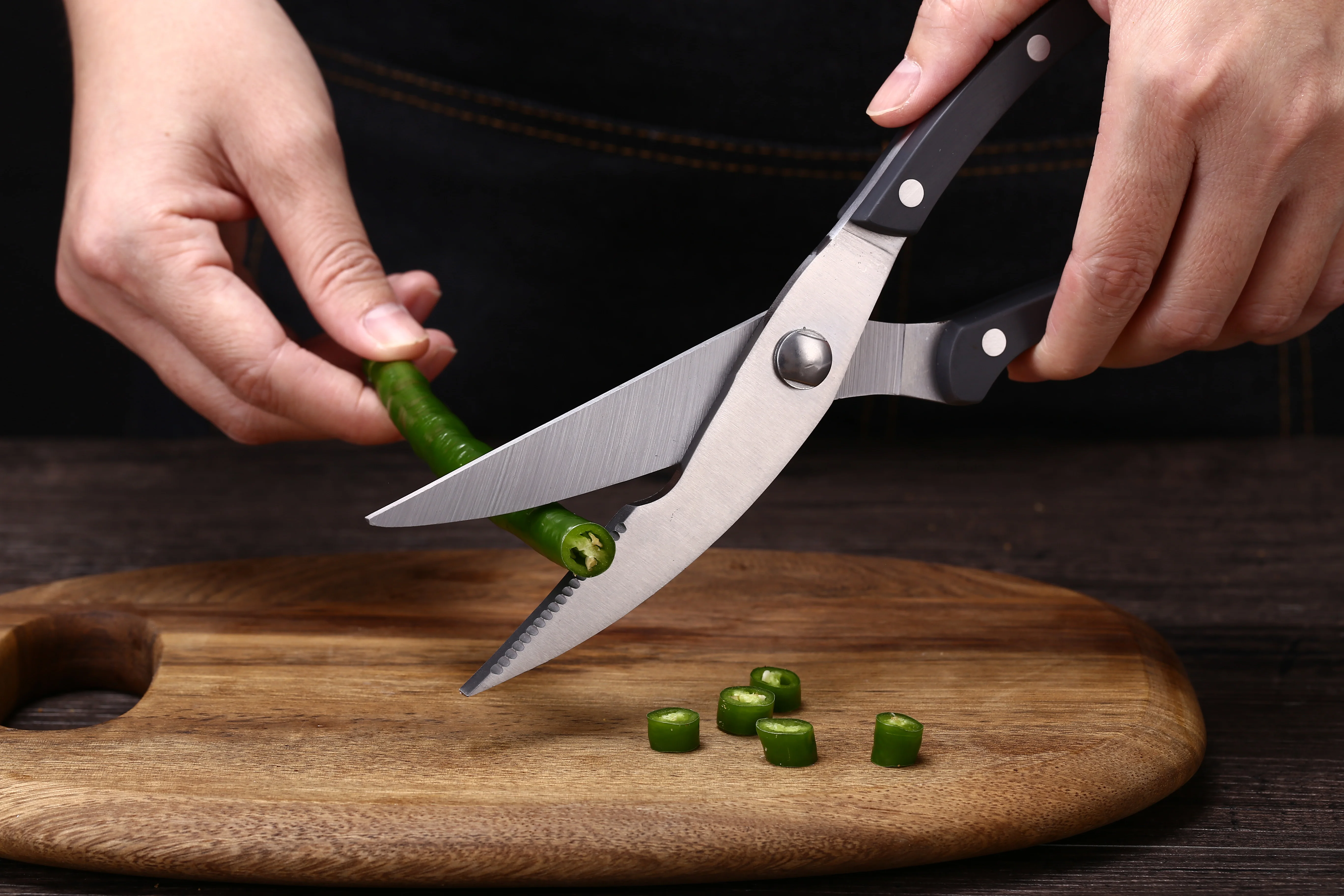 High Carton Steel Santoku Bread 19 Pcs Black Ultra Sharp Kitchen Chef Knives Set With Knife