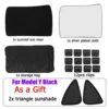 4PCS Model Y Black