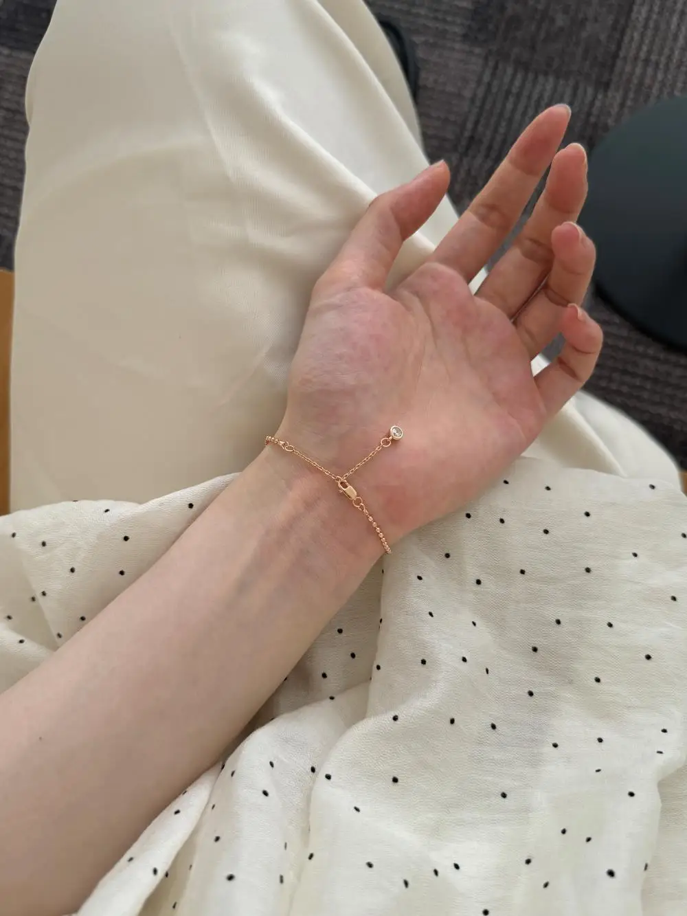 KAKODIY luxury rose gold bead chain women's bracelet 925 sterling silver jewelry zircon bracelet detail 2
