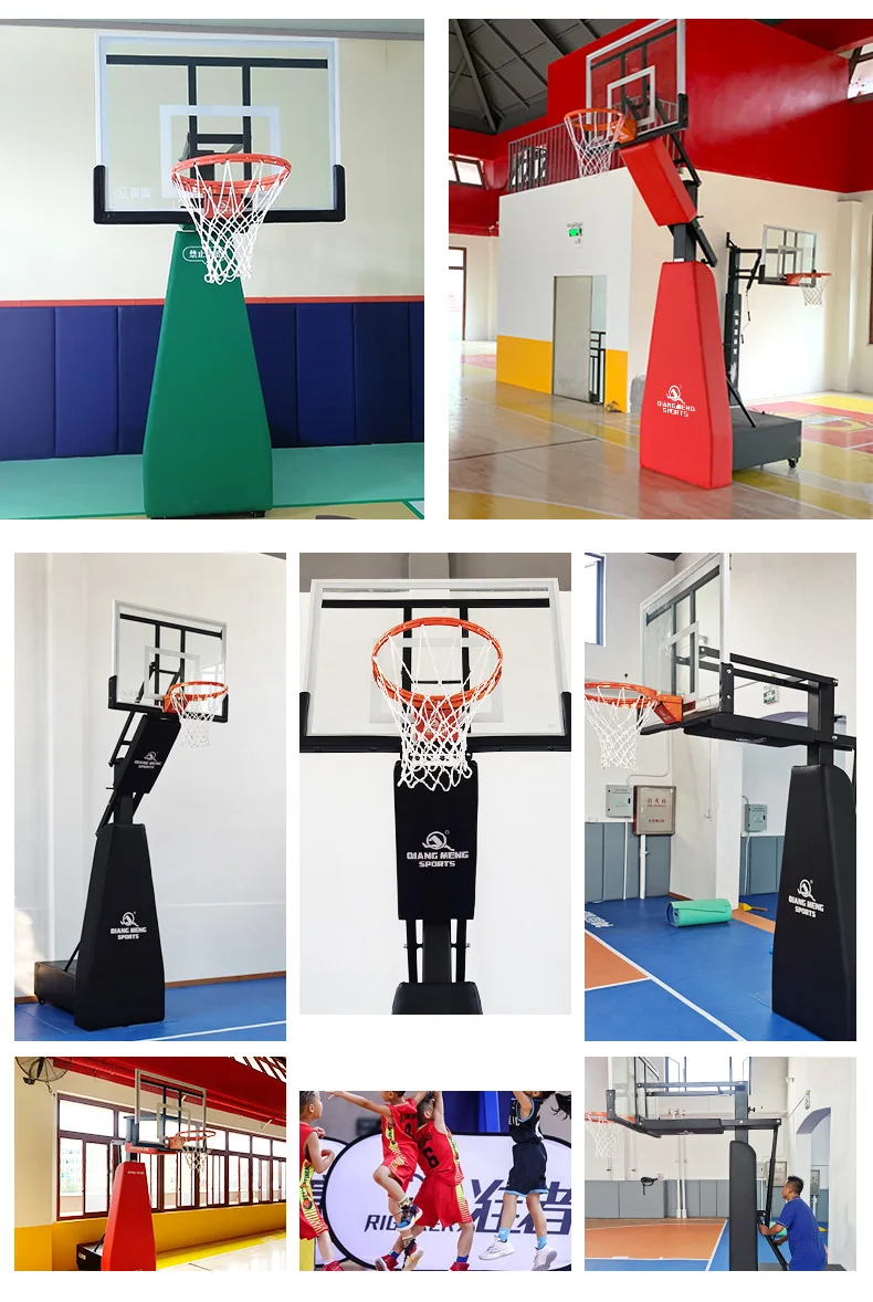 Professional Basketball Court Training Equipment Adjustable Height