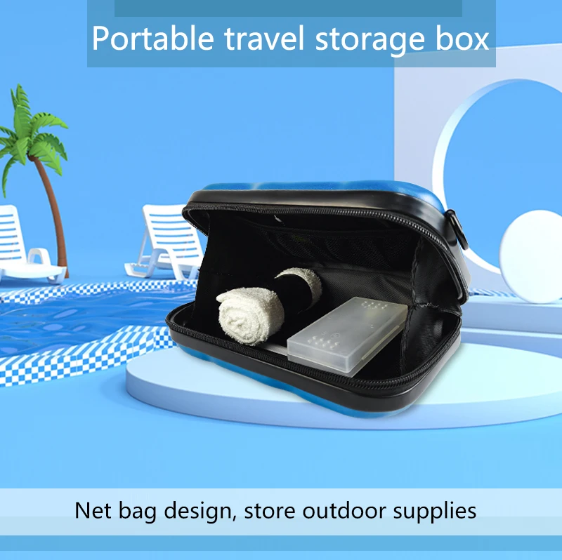 Custom Small New Design Outdoor Travel Bag Women Cosmedics Carry Box ABS Hard Shoulder Storage Case supplier