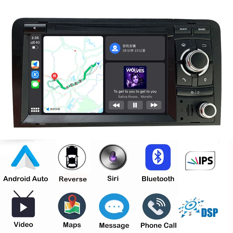 Carplay Autoradio Car Multimedia Radio Android Player Steering Wheel