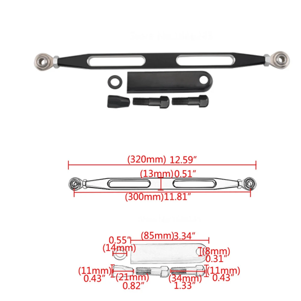 Racepro Aluminum Motorcycle Gear Shift Linkage Lever For Harley Touring