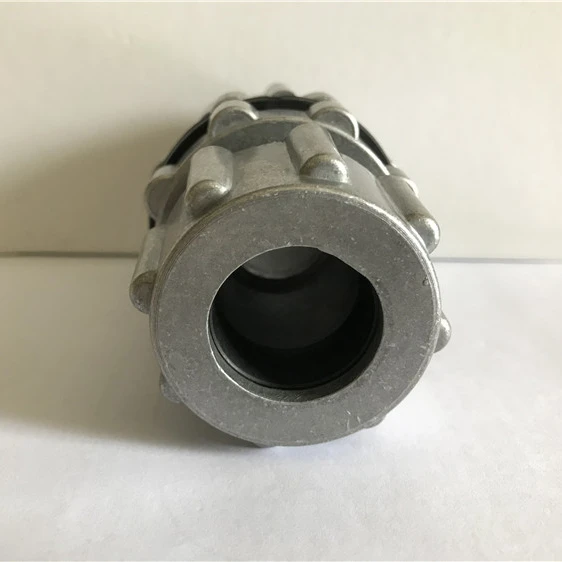 Stainless steel cable joint threaded with nut / tube  Rubber