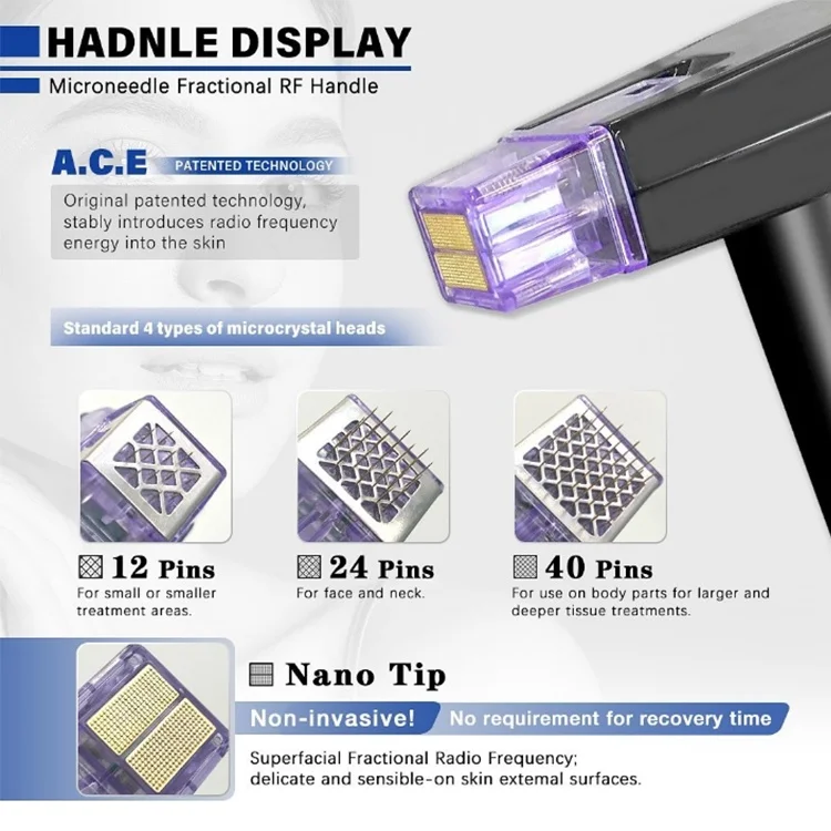 Discover a clinical-grade Microneedling RF System engineered for deep dermal remodeling, collagen stimulation, acne scar reduction, and skin tightening. Adjustable depth up to 7mm with precision RF delivery. Professional Fractional RF Microneedling Machine For Sale
