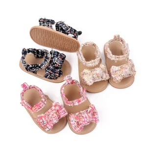 Wholesale Anti-slip TPR Outsole Baby Toddler Summer Sandals Shoes for Girls