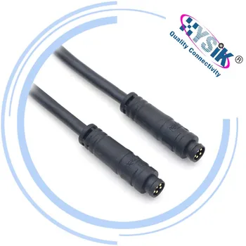 Connecteur circulaire M8 à 8 broches femelles avec étanchéité IP67