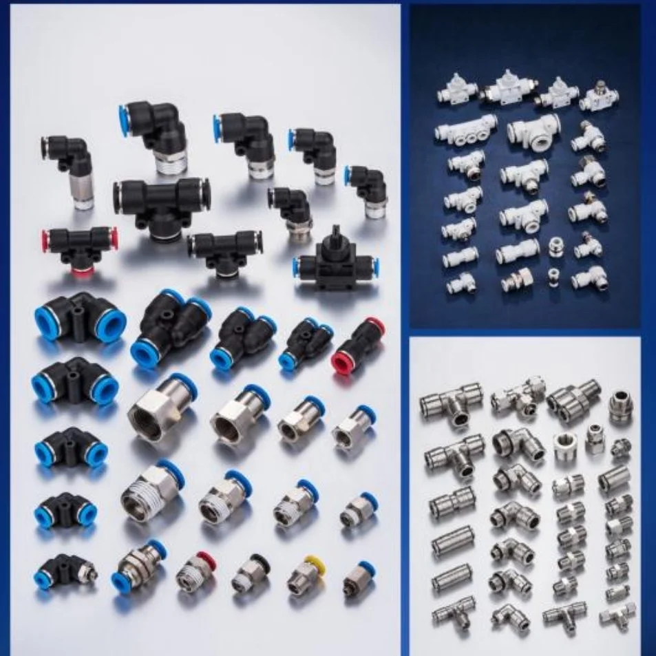 PYJ Series Y Type Quick Connecting Pneumatic Tube Fittings