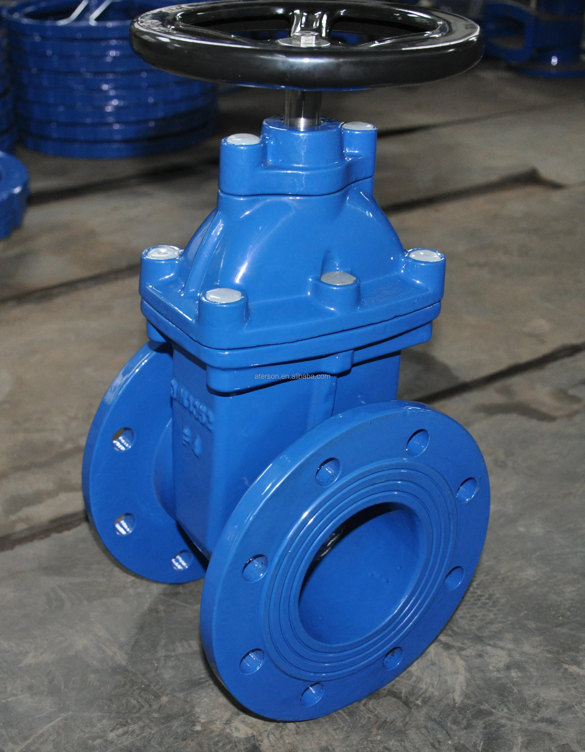 Din Awwa Resilient Seat Seal Plain End Gate Valve For Pvc Pipe 80mm Buy Plain End Gate Valve