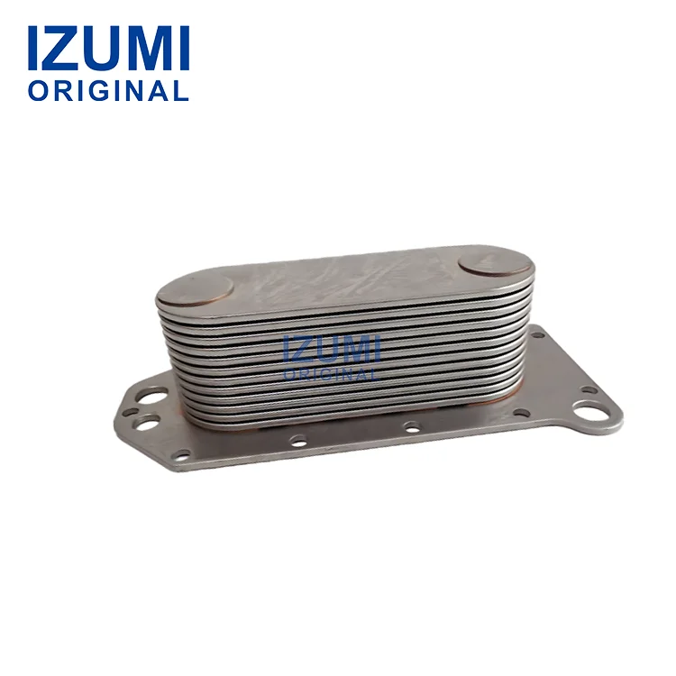 Bộ phận động cơ diesel IZUMI ORIGINAL – Bộ làm mát dầu 3974815, 3918175, 3906296 cho động cơ Cummins 6C, 6CT, 8,3L