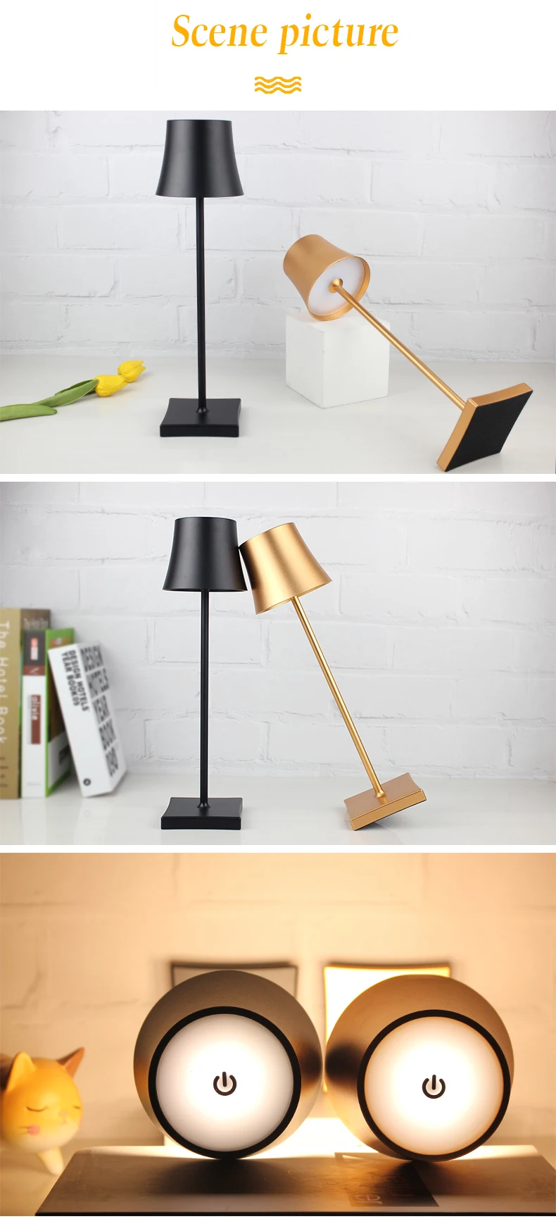 Litelogy Design Led Lamp European Style Luxury Modern Nordic Hot Seller  Rechargeable Table Lamps