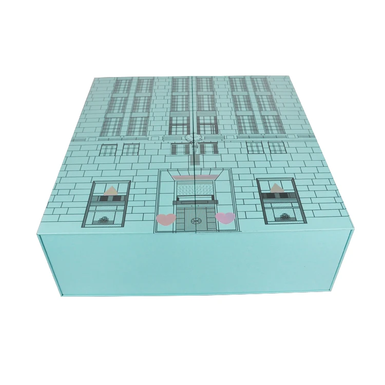Custom Printing Empty Advent Calender Large Mirror Door Cardboard Cosmetic Luxury Packaging Box Advent Calendar Makeup