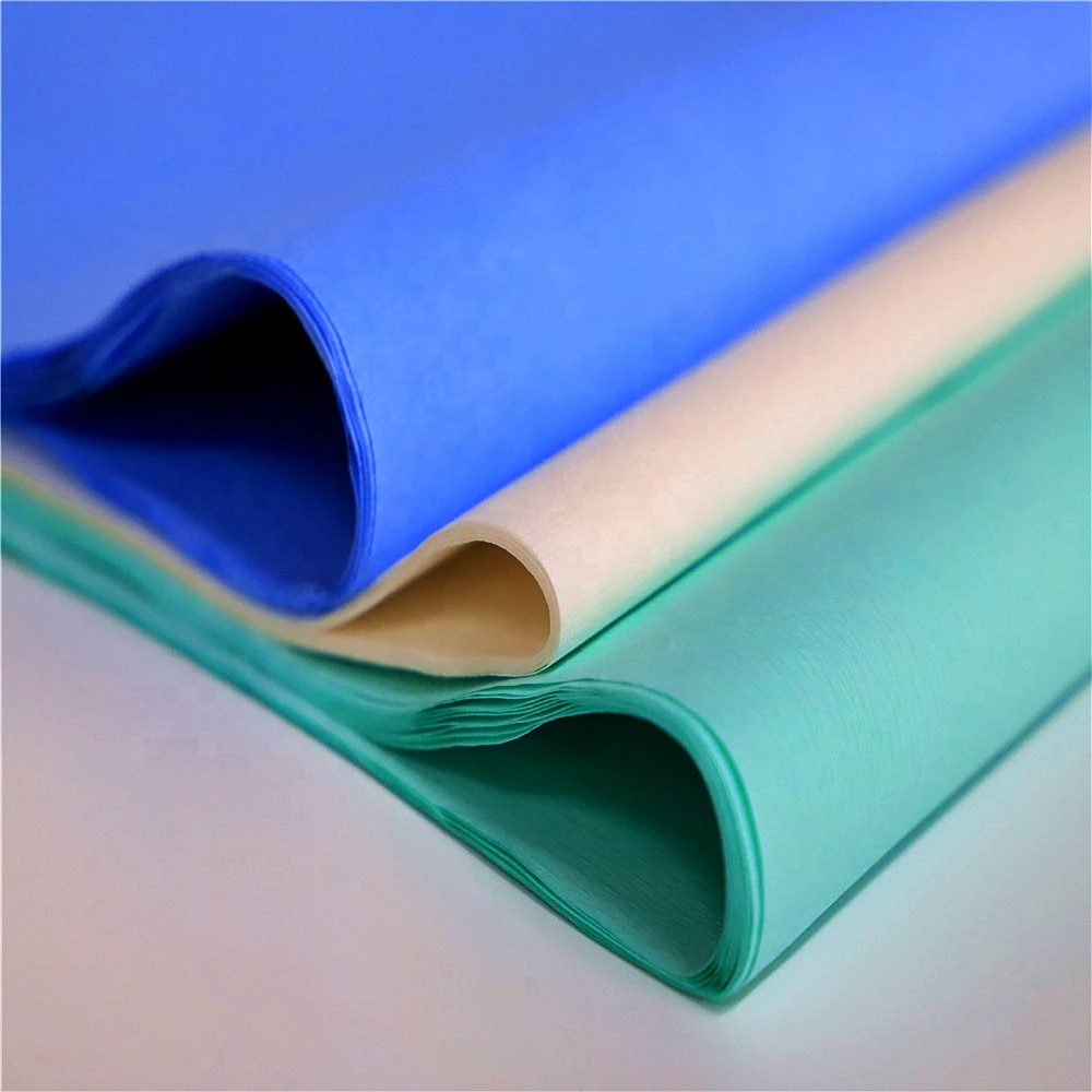 Wholesale 60gsm Sterilization Wrapping Crepe Paper For Medical Package
