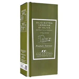 Intensely Fruity Italian Extra Virgin Olive Oil 3-Liter Can Premium Quality Plant Oil