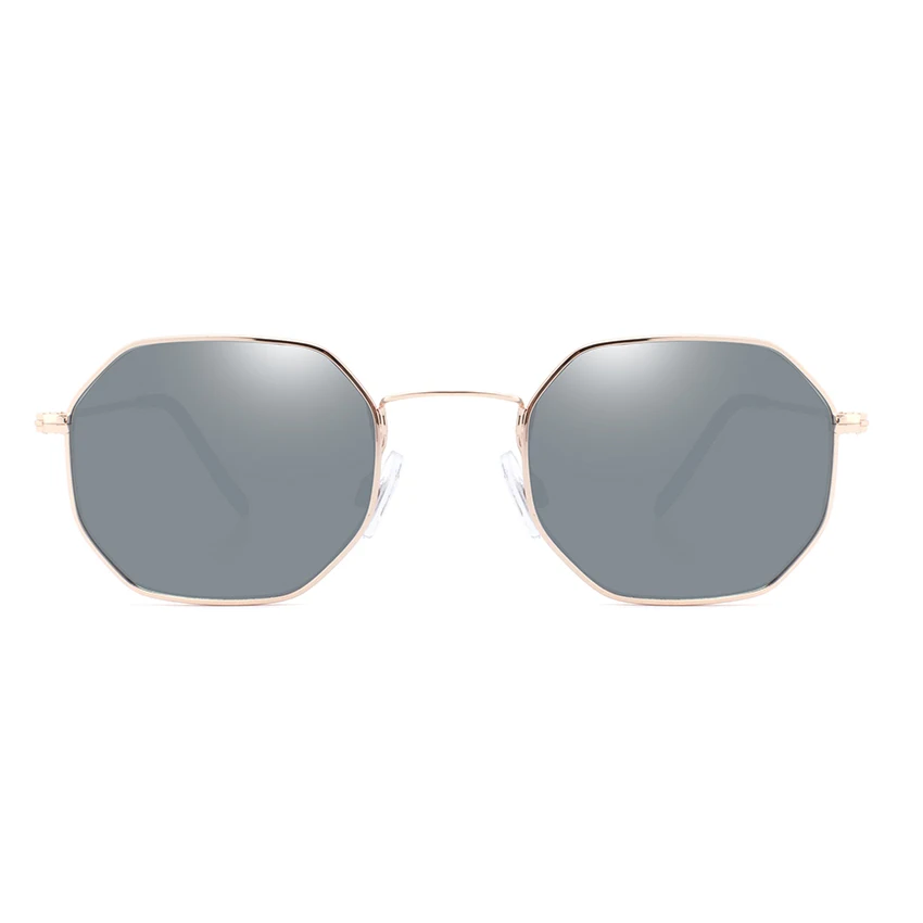 Wholesale Ladies Fashion UV Protection Round Metal Sunglasses Sun Glasses Women 2021 Light Shades Women