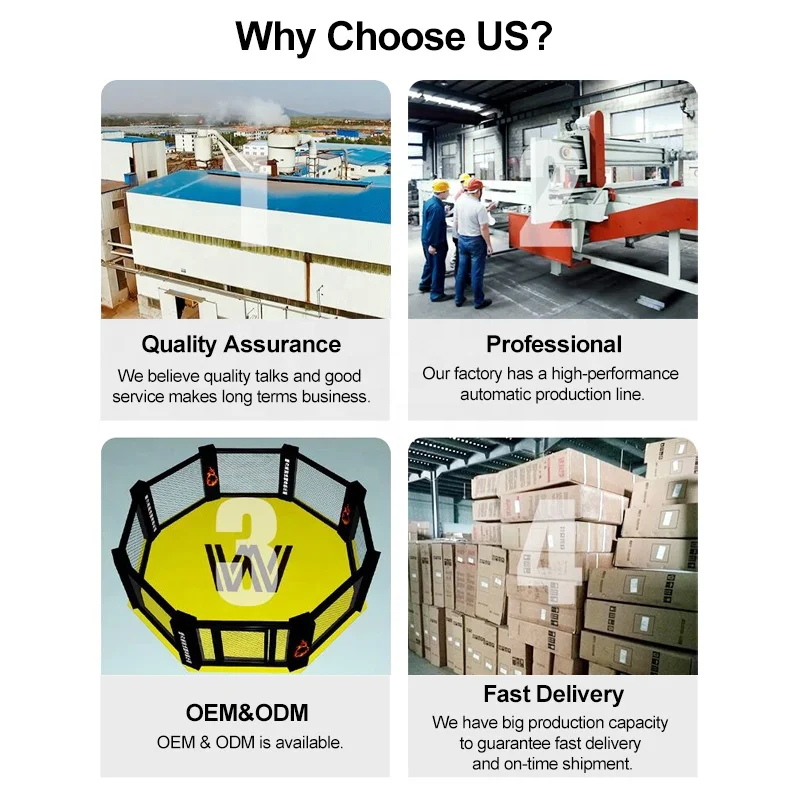 Boxing Ring 14x14 Mini 4x4 20x20 6mx6m Customized High Quality Canvas Elastic Ropes Good Price