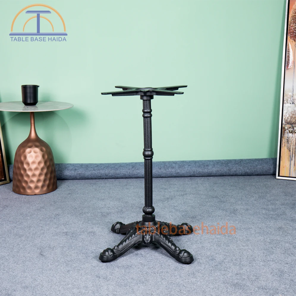 Industrial-Style Cast Iron Cafe Table Leg French-Style Metal Coffee Table Base for Hotel or Living Room Dining Furniture Legs