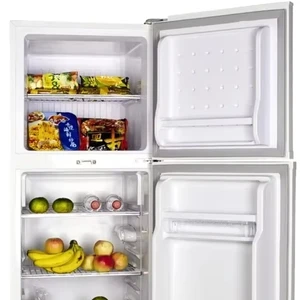 210L Capacity Refrigerator Double Door Home Refrigerator Compressor Energy Efficient Fridge